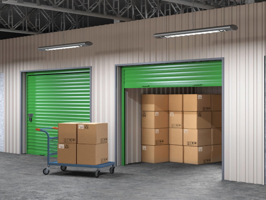 A green storage unit